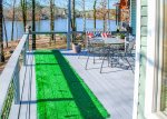 Furnished deck with putting green
